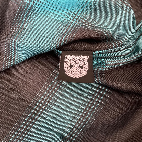 NWOT DIXXON FLANNEL THE CRUSHER MEN'S PEARL SNAP SHIRT SZ S Limited Edition Rare - Picture 8 of 9